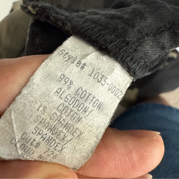 Current/Elliott Black and Cream Tie-Dye Jeans - Picture 10 of 13